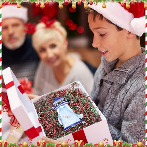 2LB Christmas Crinkle Paper Filler H912