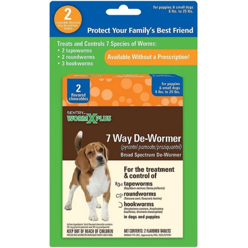 7 Way De-Wormer for Puppies and Small Dogs G664
