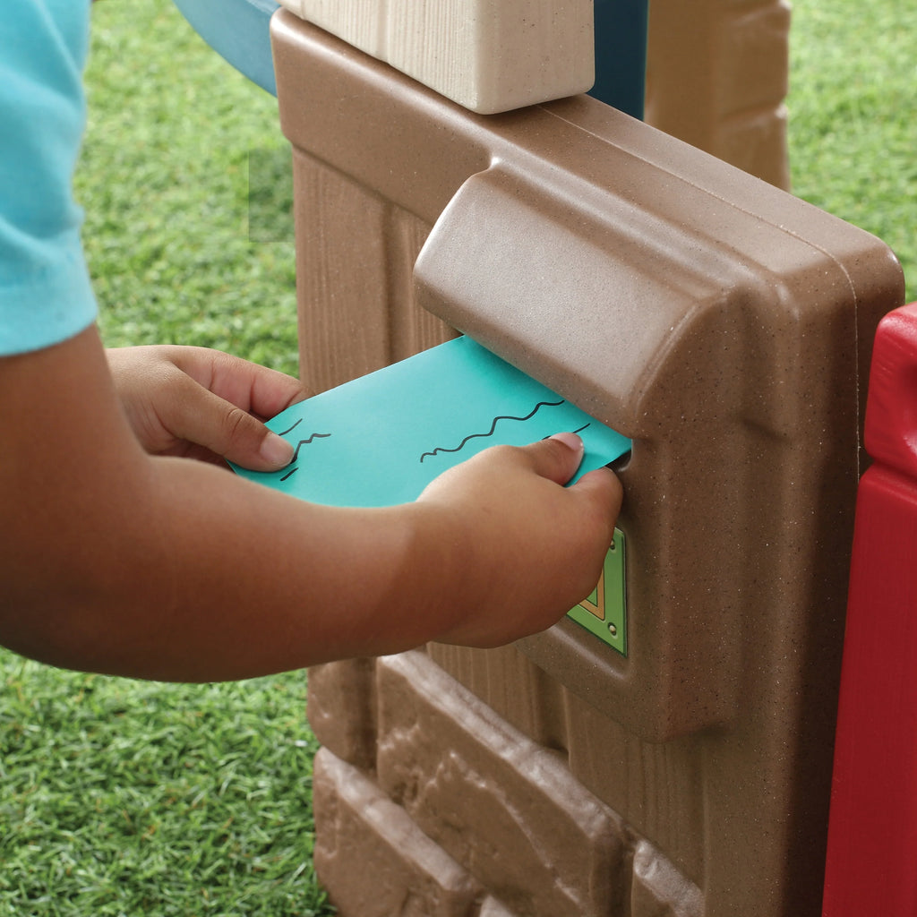 Brown Toddler Playhouse with Grill and Planter N965281