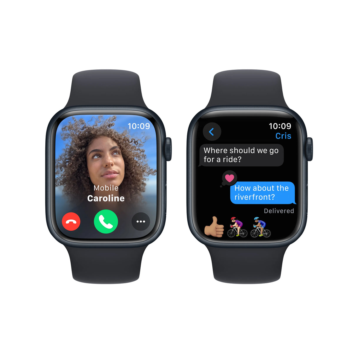 Midnight Aluminum Case 45mm Sport Band Fitness Tracker V839516
