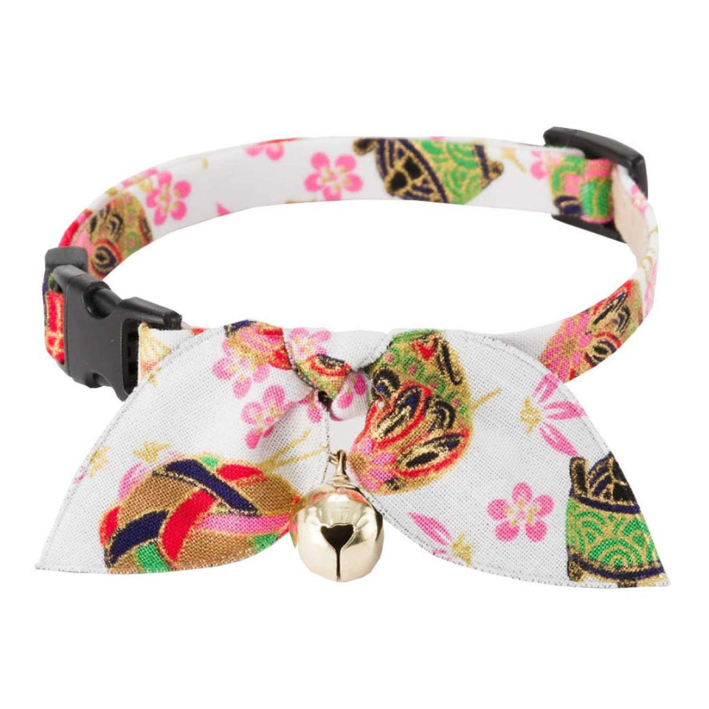 Kimono Bow Tie Cat Collar V8002