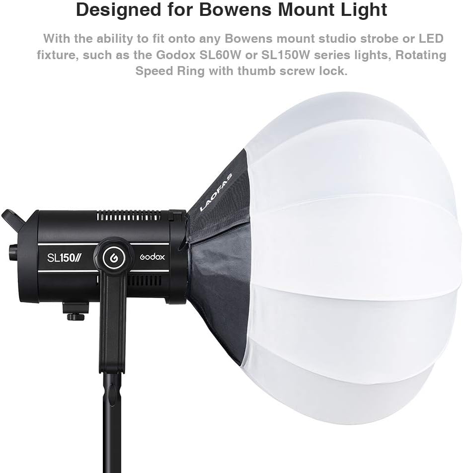 Lantern Softbox 19.68Inch 50CM, Bowens Mount, Pack of 2 V10186