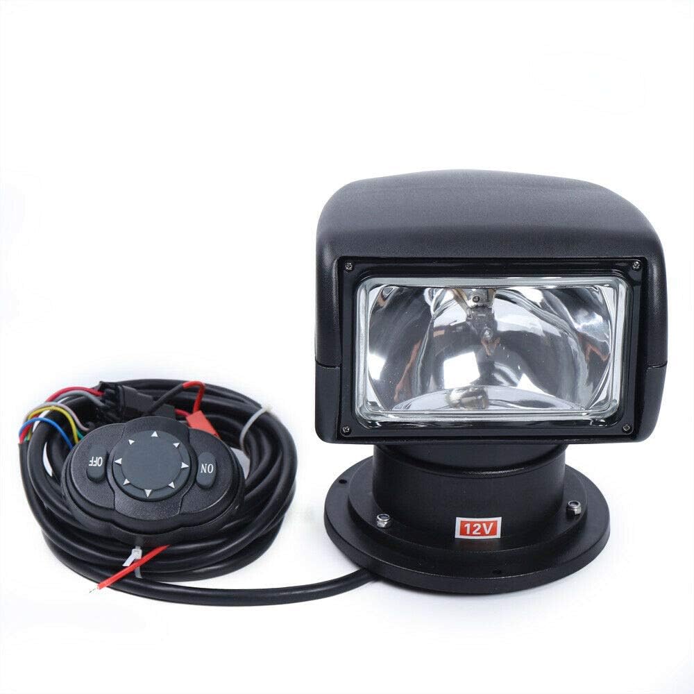 Black 100W Remote Control Spotlight 2500LM 12V O514299