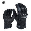 Vintage Leather Touchscreen Motorcycle Gloves B315