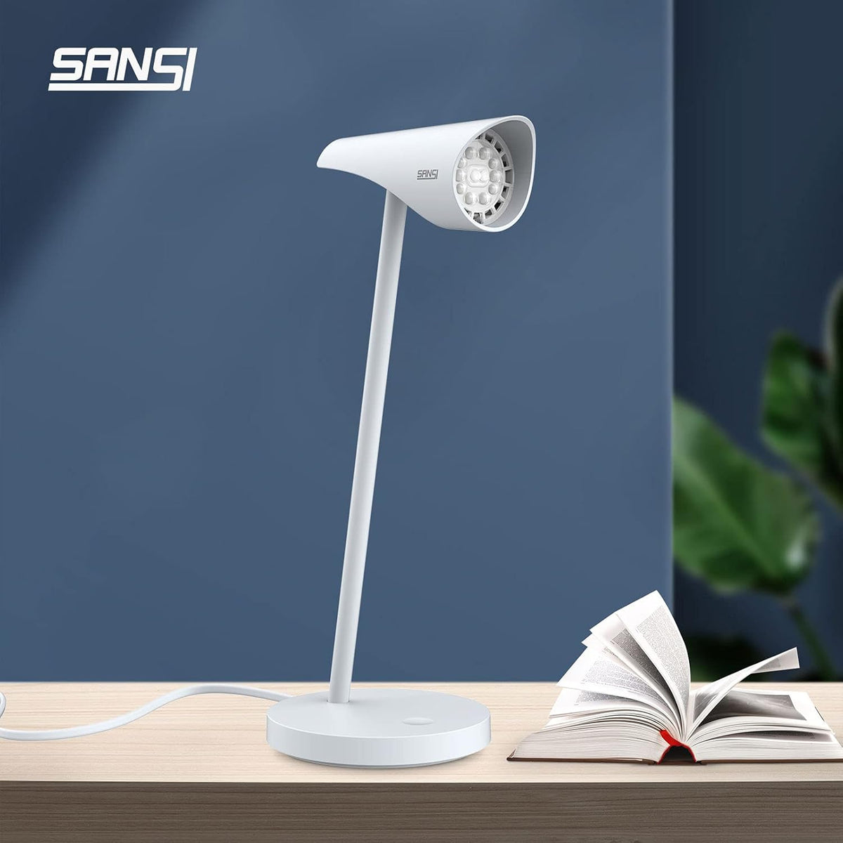 LED Desk Lamp with Ceramic Tech, Touch Control, 4 Lighting Modes, 6 Brightness Levels, 950 Lumens L341855