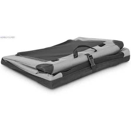 Portable Canvas Dark Grey Dog Crate D3259