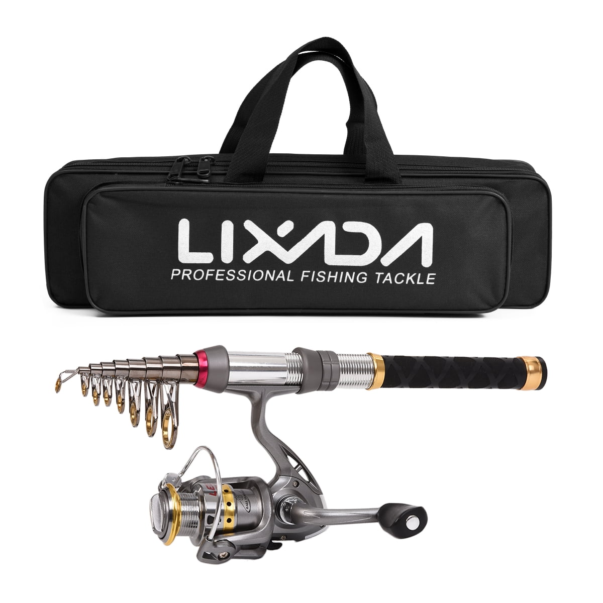 Carbon Fiber Telescopic Fishing Rod Reel Combo with Carrier Bag U688414