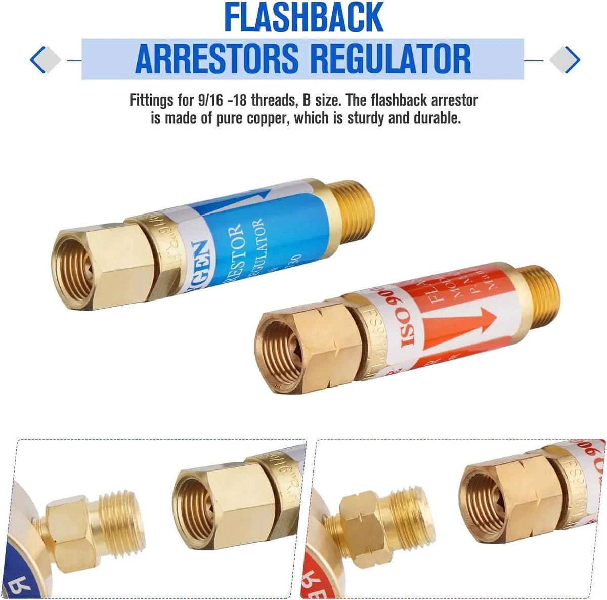Oxygen and Acetylene Regulator Set Welding Gas Gauges H238