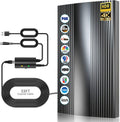 HD TV Antenna with Amplifier Signal Booster, 33ft Coaxial Cable N4645
