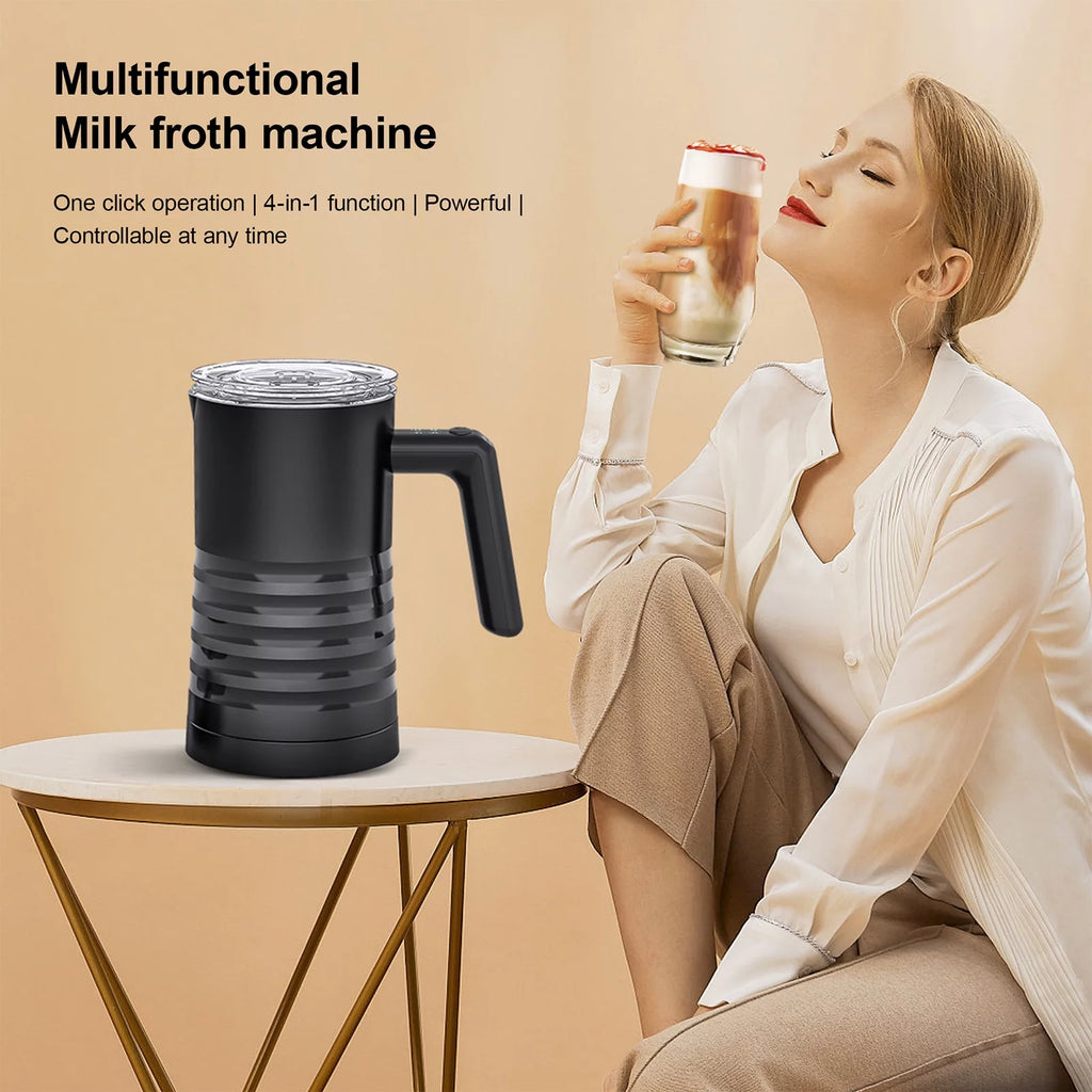 Electric Milk Frother and Steamer 4 in 1, 400W Non-Stick 580ml I182218