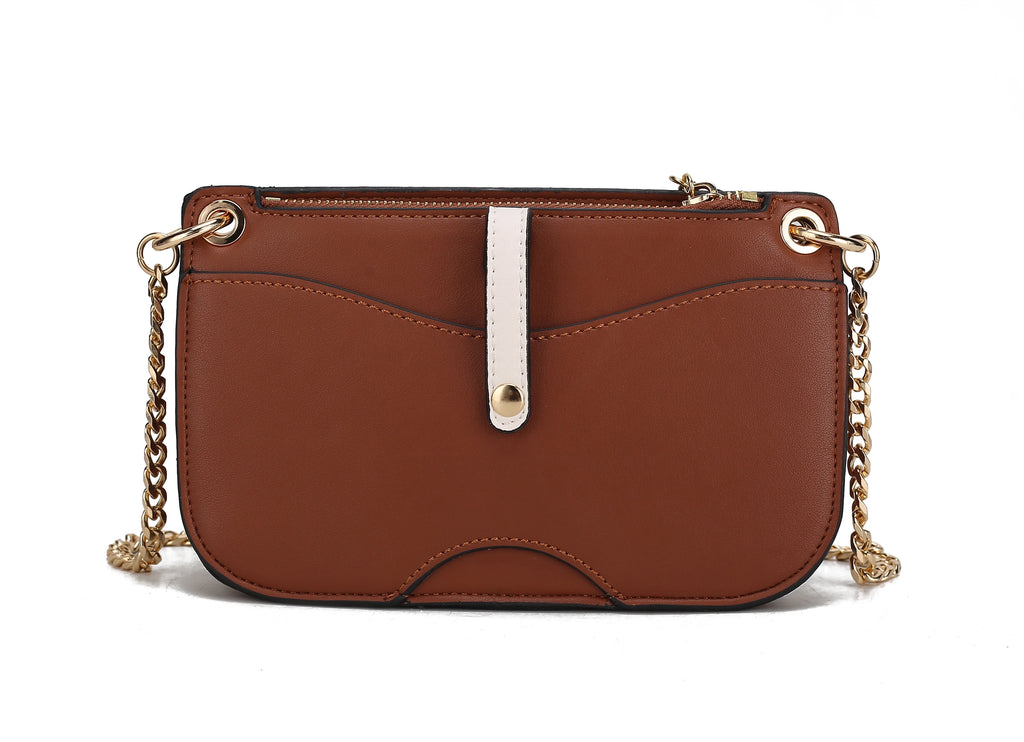 Vegan Leather Medium Crossbody Handbag O581231